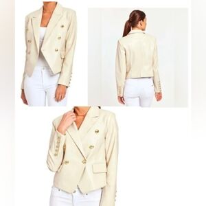Avec Les Filles Women's Ivory/Cream Jacket